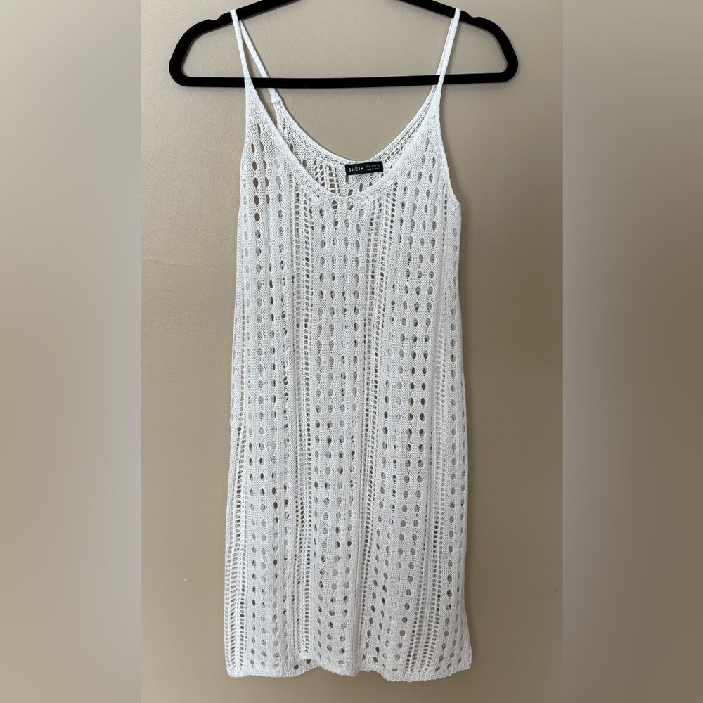SHEIN White Knit Dress